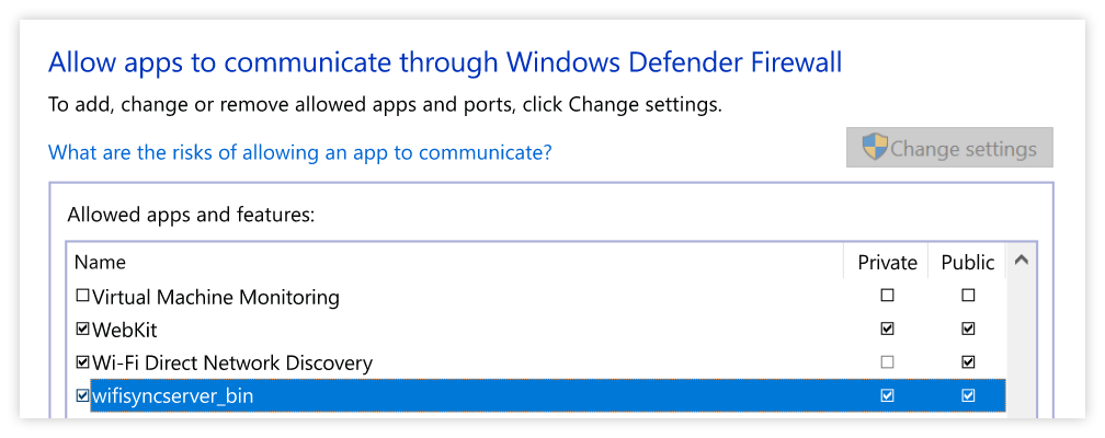 setting brower preference in enpass windows settings